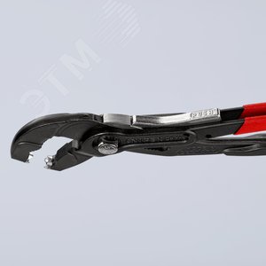 Щипцы для хомутов пружинных 70мм диапазон зажима > 40мм L=250мм с дополнительным фиксатором Cr-V серые - фото 5