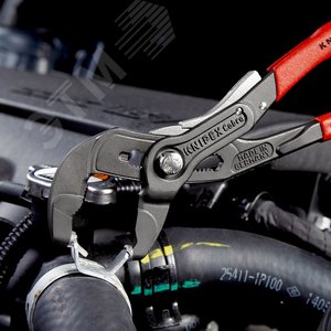 Щипцы для хомутов пружинных 70мм диапазон зажима > 40мм L=250мм с дополнительным фиксатором Cr-V серые - фото 4