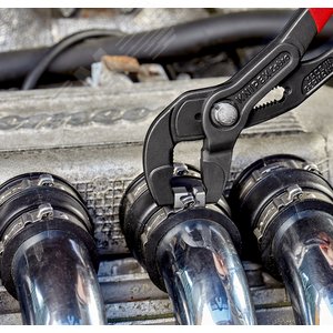 Щипцы для хомутов с защёлкой L-250 мм Cr-V серые узкая голова для труднодоступных мест - фото 4