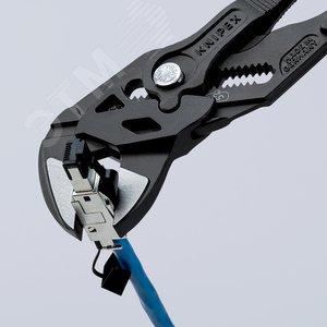 Клещи переставныеавные - гаечный ключ 52 мм (2) L-250 мм Cr-V серые 2-компонентные рукоятки блистер KN-8602250SB KNIPEX - 7