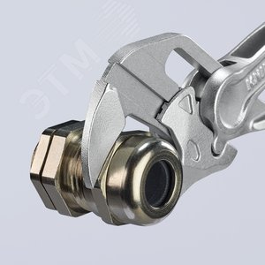 Клещи переставные - гаечный ключ 21 мм (3/4'') L-100 мм серые - фото 6