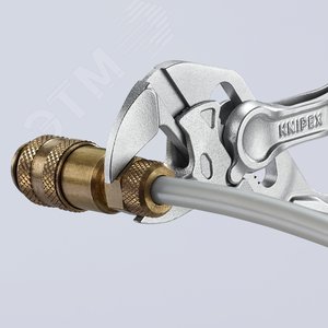 Клещи переставные - гаечный ключ 21 мм (3/4'') L-100 мм серые - фото 17