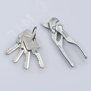 Клещи переставные - гаечный ключ 21 мм (3/4'') L-100 мм серые - фото 19