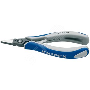 Прецизионные плоскогубцы захватные для электроники вороненые 135 мм - фото 1