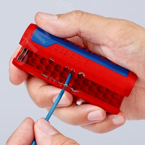 Труборез TwisTCuT для гофротрубы 13-32мм зачистка 02-4мм L=100мм блистер - фото 15