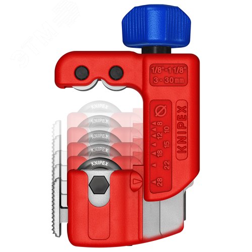 Мини-труборез для нержавеющей стали и цветных металлов, d 3-30 мм / толщина max 2 мм, длина 77 мм, TubiX S - фото 4