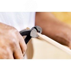 Клещи для пробивания кафельной плитки губки в форме клюва попугая L-200 мм чёрные блистер - фото 6