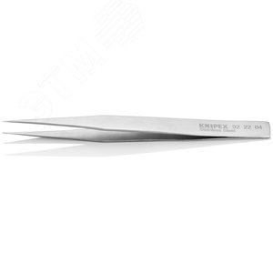 Пинцет захватный прецизионный заострённые гладкие губки L-155 мм хромоникелевая нержавеющая сталь антимагнитный - фото 2