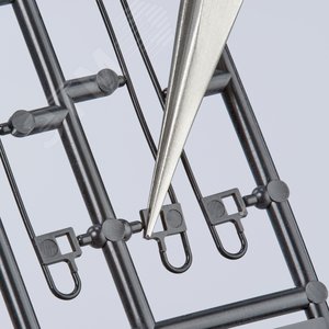 Пинцет захватный прецизионный заострённые гладкие губки L-155 мм хромоникелевая нержавеющая сталь антимагнитный - фото 4