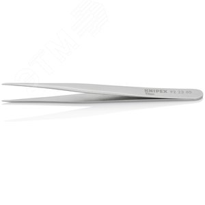 Пинцет захватный прецизионный заострённые гладкие губки L-120 мм титан нержавеющий антимагнитный кислотостойкий - фото 2