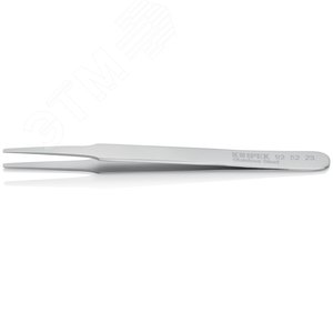 Пинцет захватный прецизионный гладкие скругленные губки 2 мм L-125 мм антимагнитный кислотостойкий нержавеющая хромоникелевая сталь KN-928418 - фото 2