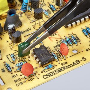 Пинцет ESD захватный прецизионный гладкие скруглённые губки 2 мм антистатический L-120 мм нержавеющая хромоникелевая сталь хромированный - фото 7