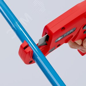 Труборез-ножницы для пластиковых труб (изолированныеующих) 6-35мм L=185мм KN-9410185 KNIPEX - 5