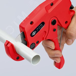Труборез-ножницы для пластиковых труб (изолированныеующих) 6-35мм L=185мм KN-9410185 KNIPEX - 8