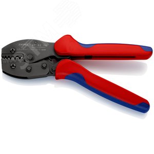 Пресс-клещи PRECIFORCE изолированныеованные и неизолированныеованные контактные гильзы кол-во гнёзд: 5 025 - 60 мм (23 -10 AWG) L-220 мм чёрные 2-компонентные рукоятки - фото 3