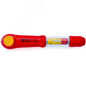 Ключ динамометрический VDE 1000V DR 3/8 5 - 25 Н·м L-290 мм диэлектрический - фото 3