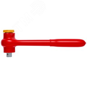 Рукоятка трещоточная VDE 1000V DR 1/2 L-265 мм диэлектрическая - фото 2