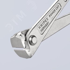 Клещи вязальные для арматурной сетки особой мощности резка - проволока средней твердости 38мм твердая проволока 2мм режущая кромка 61 HRC / 25мм L=300мм оцинкованные блистер - фото 9