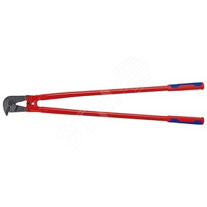 Ножницы для резки арматурной сетки L-950 мм твёрдость кромок 62 HRC серые 2-компонентные рукоятки сменная ножевая головка кованый коннектор - фото 1