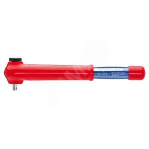 Изображение товара Ключ динамометрический VDE 1000V DR 1/2 5 - 50 Н·м L-385 мм диэлектрический (шт)