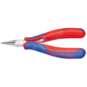 Изображение товара Круглогубцы захватные для электроники L-115 мм 2-компонентные рукоятки (шт)