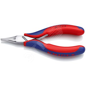 Плоскогубцы захватные для электроники L-115 мм 2-компонентные рукоятки блистер - фото 1