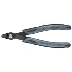 ElecTronic Super KNips XL ESD вороненые 140 мм - фото 1