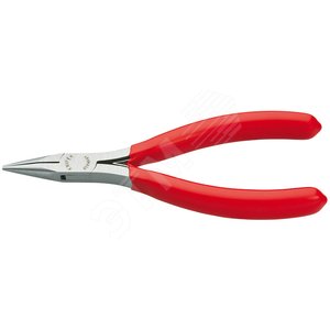 Изображение товара Плоскогубцы захватные для электроники плоскокруглые губки L-115 мм обливные рукоятки (шт)