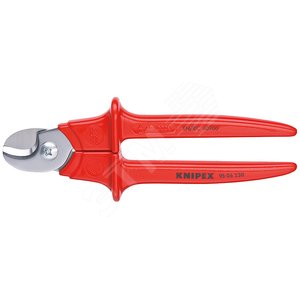 Изображение товара Кабелерез VDE 1000V рез кабель 16мм (50мм AWG 1/0) L=230мм диэлектрический хирургическая сталь ударопрочные пластиковые рукоятки нанесенные методом экструзии (шт)