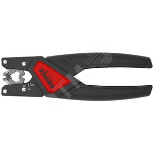 Стриппер автоматический для маслостойкой и безгалогенной изоляции многожильного кабеля зачистка: 44 - 75 мм (AWG 19 - 13) рез кабеля: 25 мм L-175 мм для кабелей TPE-U PUR ПВХ резиновых (в тч H05) блистер - фото 1