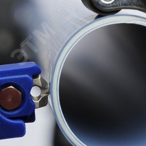 Труборез для канализационных пластиковых труб DP50 32/40/50 мм, толщина max 2.4 мм, длина 202 мм, BK - фото 39