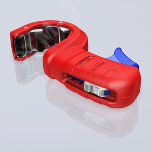 Труборез для канализационных пластиковых труб DP50 32/40/50 мм, толщина max 2.4 мм, длина 202 мм, BK - фото 31