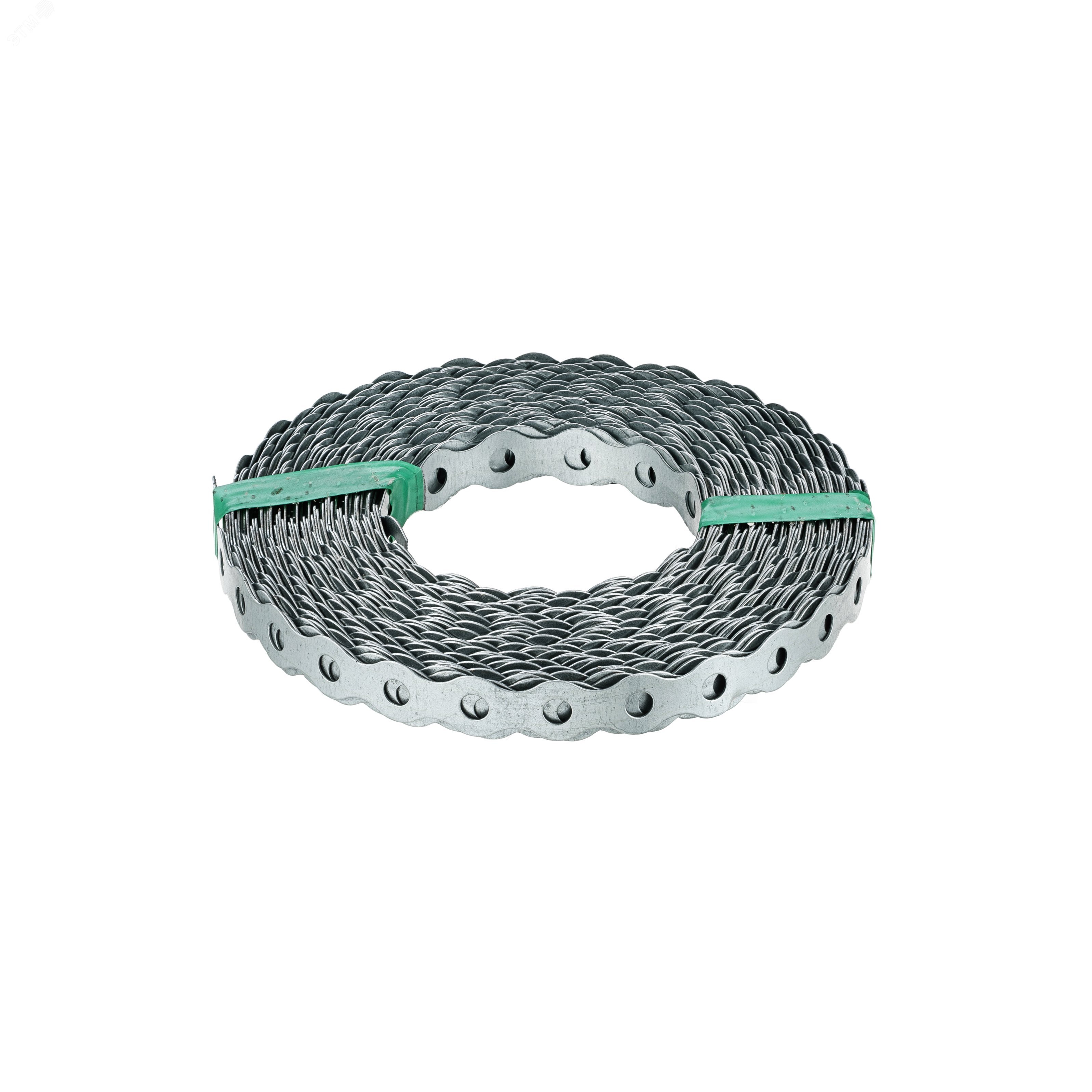 Изображение товара Лента перфорированная волна LV 17х0.70 из оцинкованной стали 25м