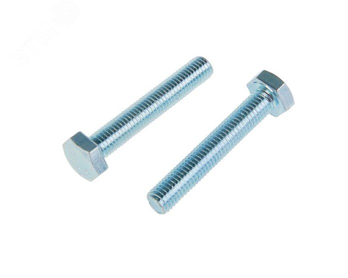 Изображение товара Болт ГОСТ 7798-70 М10х45 шестигранная голова полная резьба класс прочности 8.8 покрытие цинк (шт)