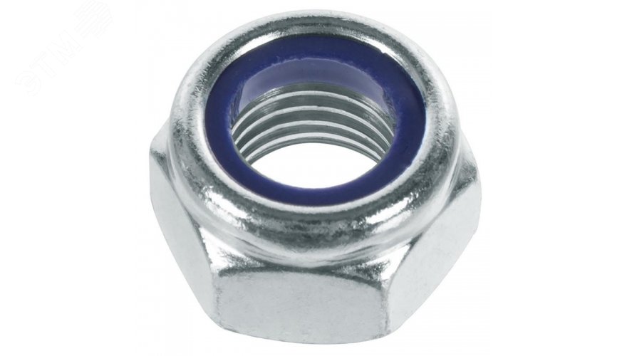 Изображение товара Гайка DIN985 М6 цинковая самоконтрящаяся 500 шт в упаковке