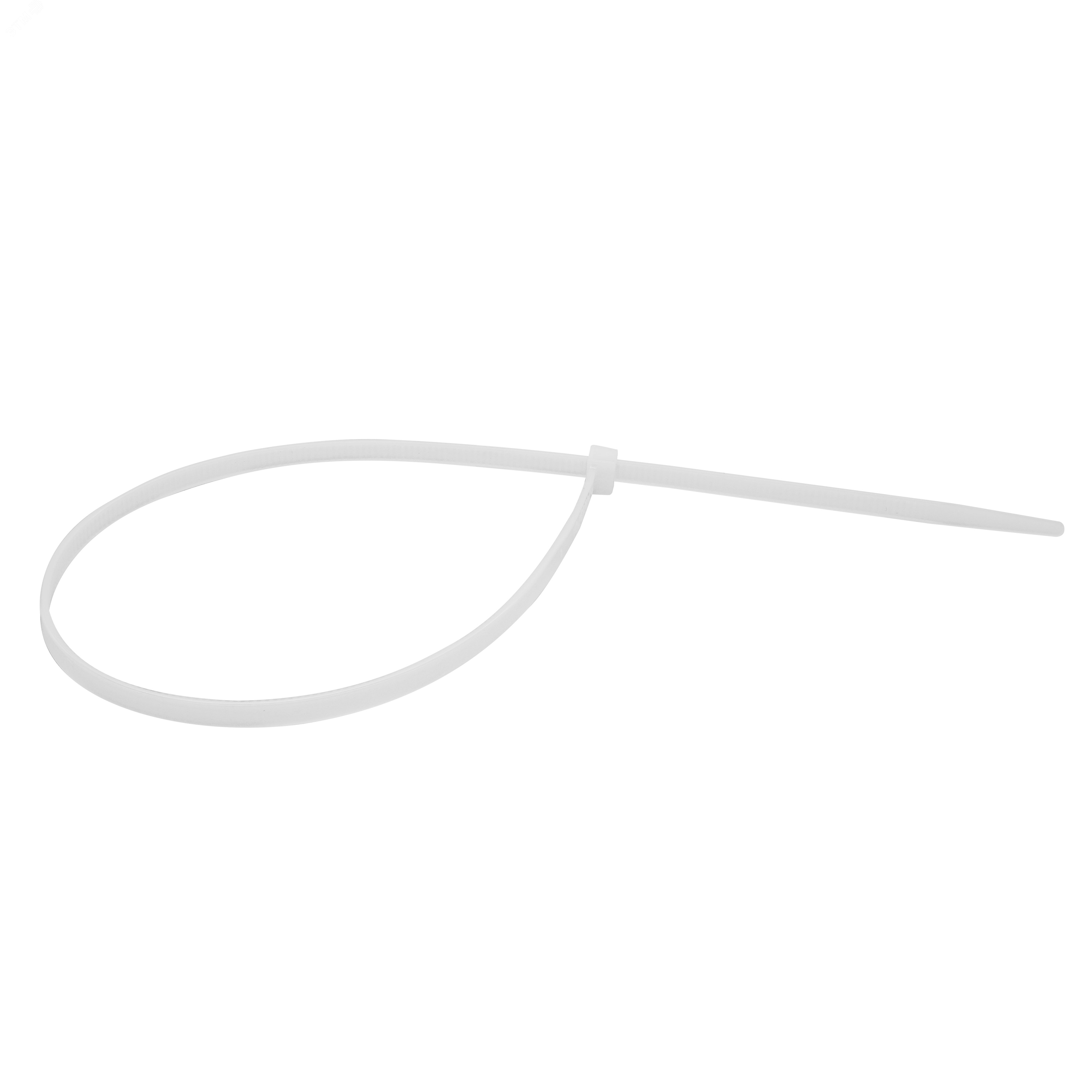 Изображение товара Кабельная стяжка PRO 4.8х370 нейлоновая белая 100 шт