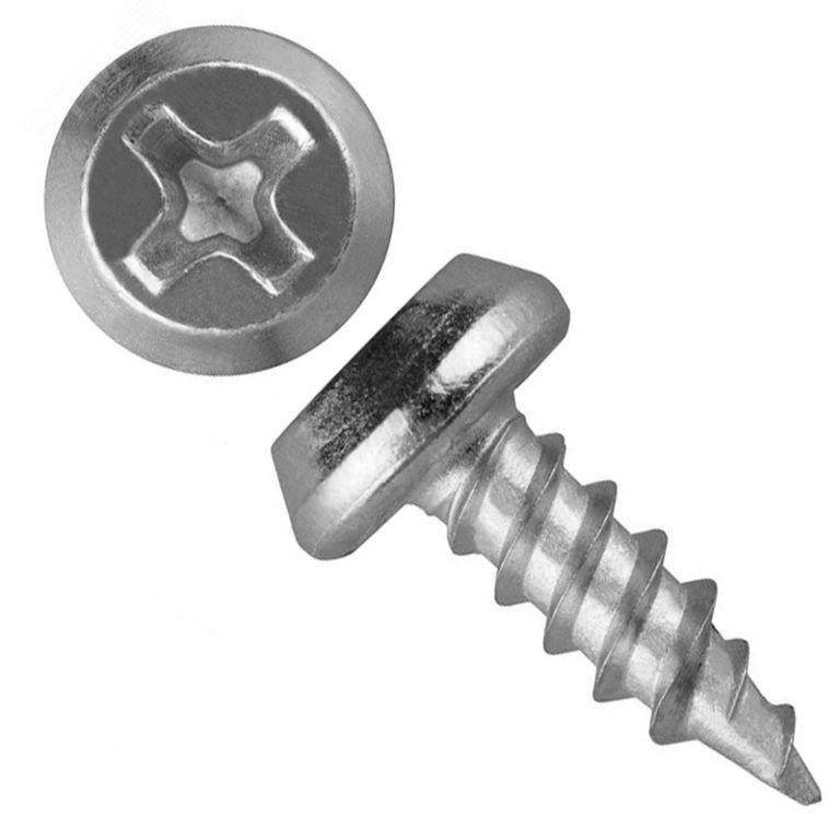 Саморез металл/металл 3.5х11 острый цинк 200 шт артикул screw-MM-3 ...