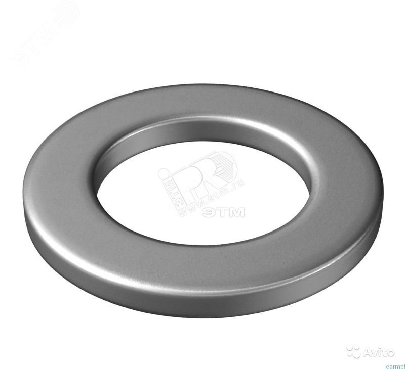 Изображение товара Шайба DIN125 М8 цинковая 100 шт крепежные детали