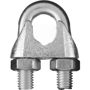 Зажим для троса DIN 741 5мм стальной покрытие цинк (DIN741-5)
