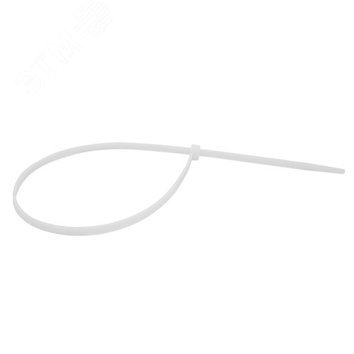 Изображение товара Стяжка кабельная PRO 4.8х370 нейлоновая белая (100 шт.) (упак)