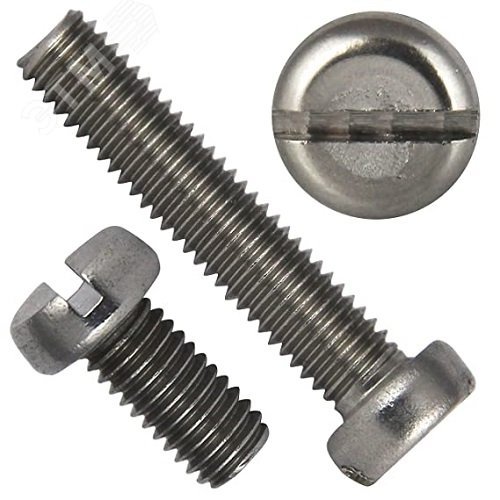 Изображение товара Винт DIN 84 М5х22 4.8 оцинкованный с цилиндрической головкой