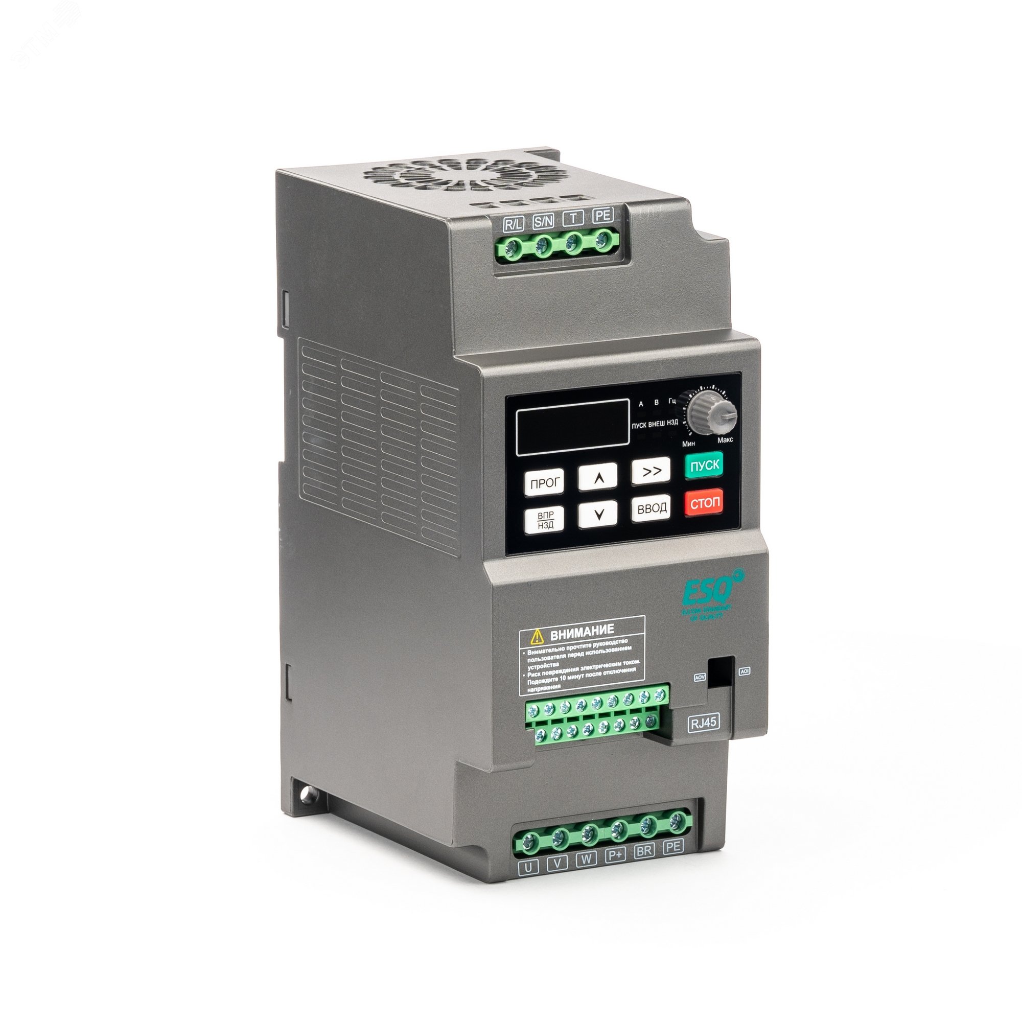 Изображение товара Преобразователь частоты ESQ-230-4T-5.5K 5.5кВт, 380В для промышленного применения