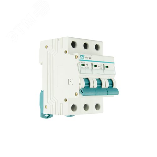 Выключатель автоматический ВА 47-29_3 полюса 40А ток к.з.4.5кА хар-ка С - фото 1