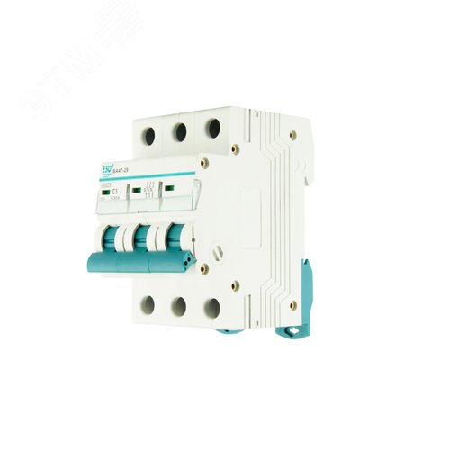 Выключатель автоматический ВА 47-29_3 полюса 40А ток к.з.4.5кА хар-ка С - фото 8