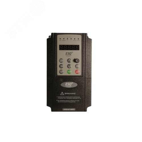 Изображение товара Преобразователь частоты ESQ-600-2S0037 3.7 кВт 200-260В (шт)