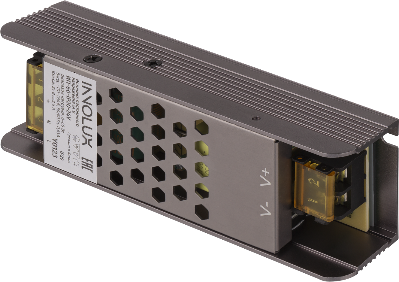 Драйвер светодиодный LED ИП-60-IP20-24V