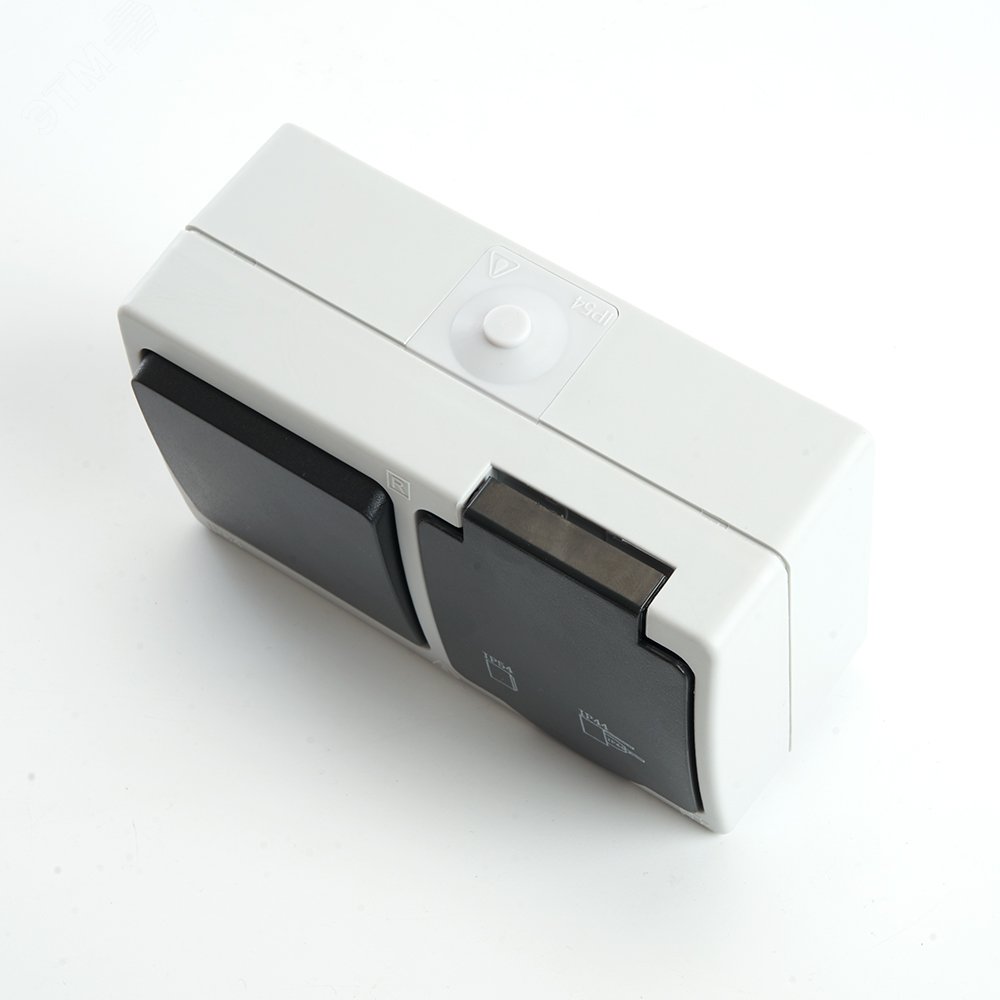 Блок: розетка с/з + выключатель 1кл., 1-полюсн, 250В, 10А, PST16-11-54/10-111-54 STEKKER - превью 4
