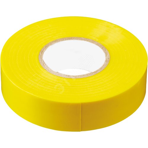 Изолента ПВХ 0,13х15 мм. 20м. желтая, INTP01315-20 STEKKER