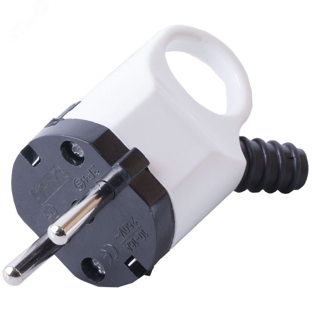 Изображение товара Вилка угловая с ушком с/з, белый (шт)