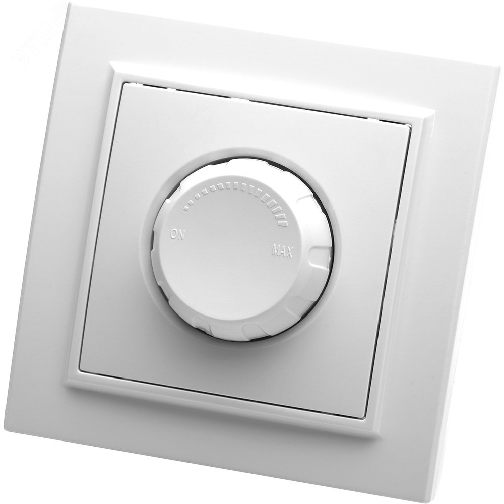 Изображение товара Выключатель диммирующий 220V 600W серия Эрна белый